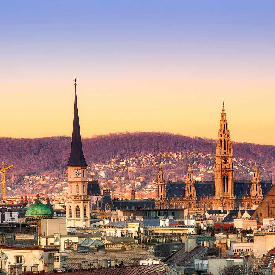 View of Vienna, Austria, where the EAN 2022 congress was held.