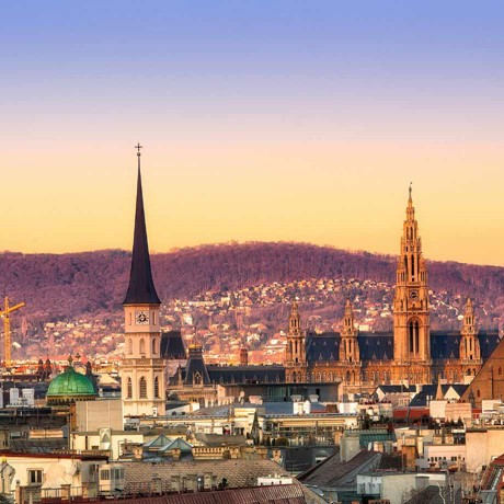 View of Vienna, Austria, where the EAN 2022 congress was held.
